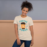Coffee Power Retro Inspired Women's Graphic Tee