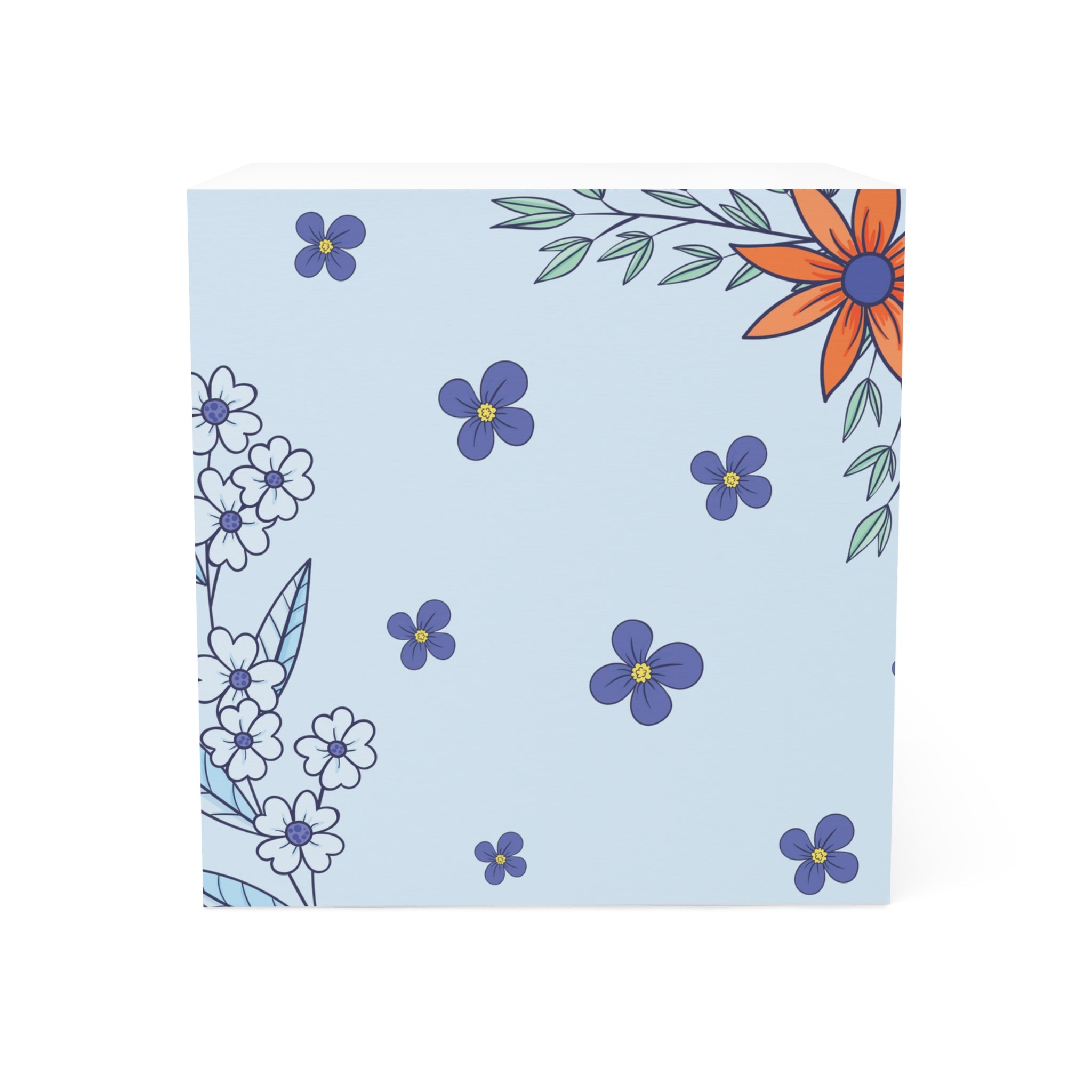 Summer Time Blues Note Cube