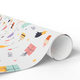 Cats in Birthday Hats Wrapping Paper
