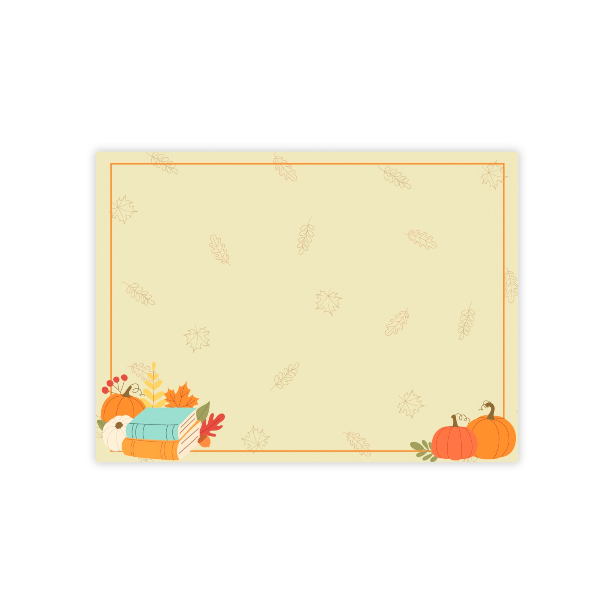 Pumpkin Pie Sticky Notes