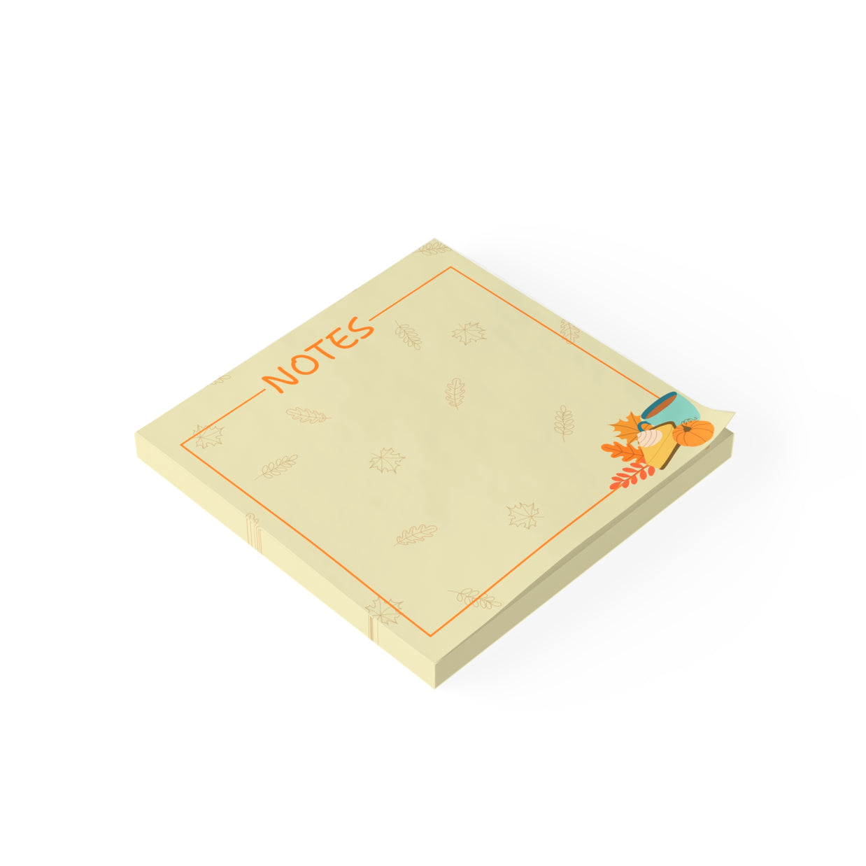 Pumpkin Pie Sticky Notes