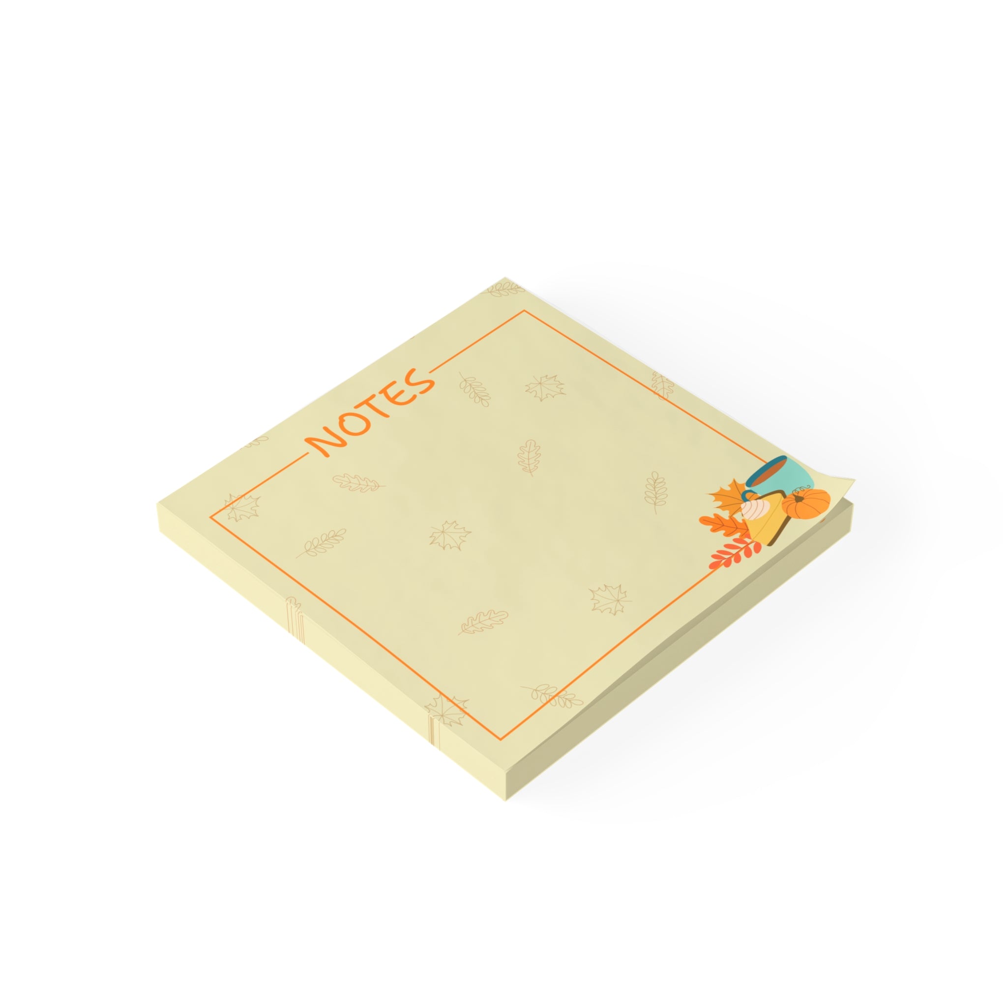 Pumpkin Pie Sticky Notes