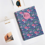 Floral Logo Spiral Notebook- Lined