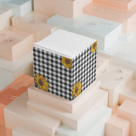 Country Blooms Note Cube