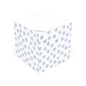 Snowfall Note Cube