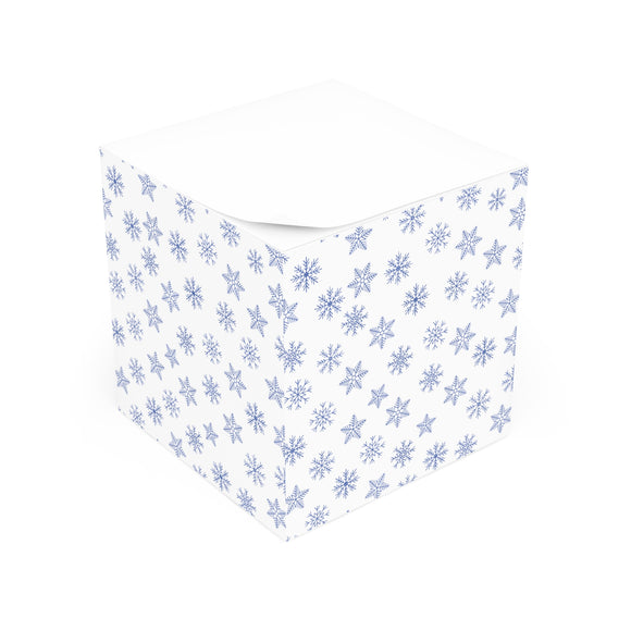 Snowfall Note Cube