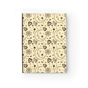 Moonlit Whimsy Hardcover Journal- Ruled
