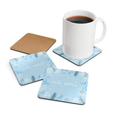 Icy Sprigs Cork Coaster Set