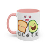 You Complete Me Mug – Avocado & Toast