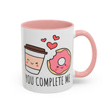 You Complete Me Mug – Coffee & Donut