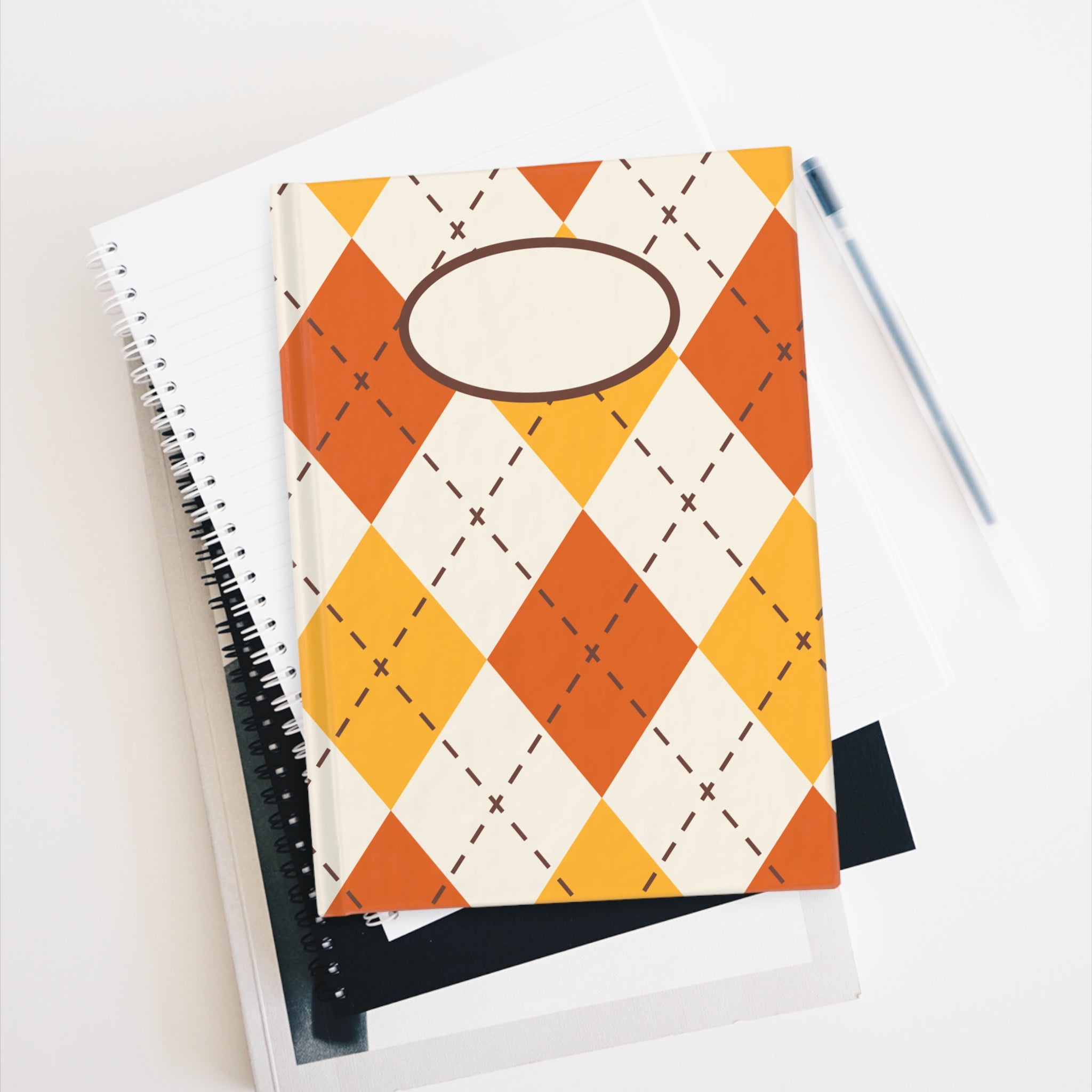 Fall Plaid Hardcover Journal