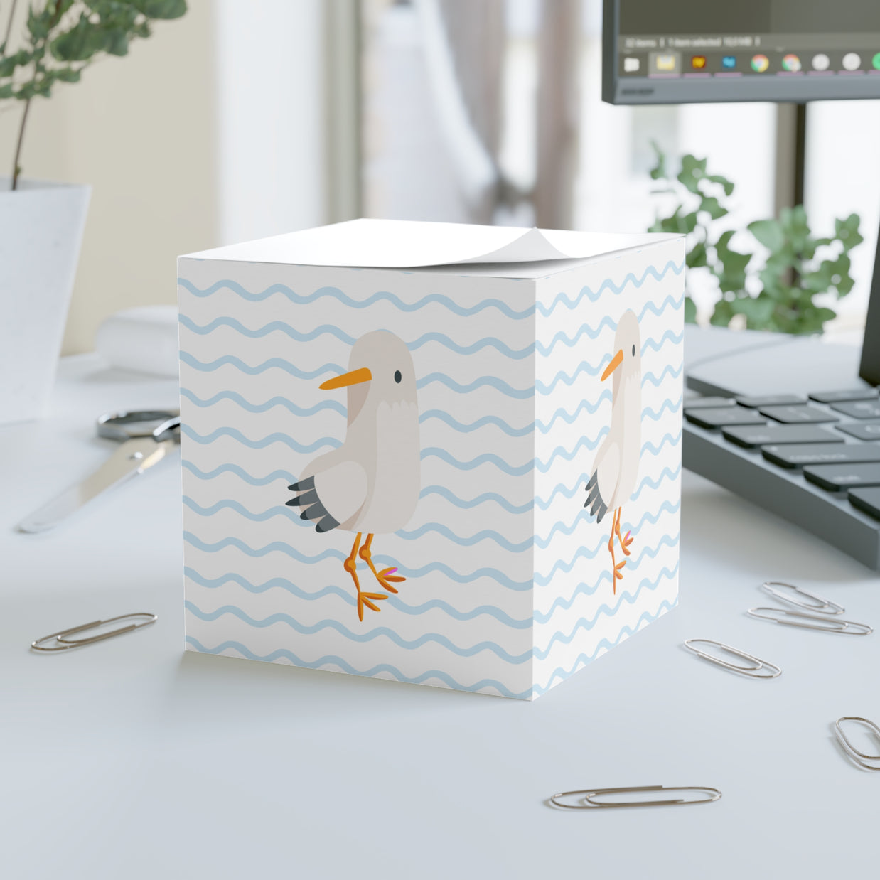 Seagull Shore Note Cube