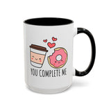 You Complete Me Mug – Coffee & Donut