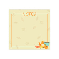 Pumpkin Pie Sticky Notes