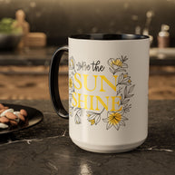 Be the Sunshine Floral Mug