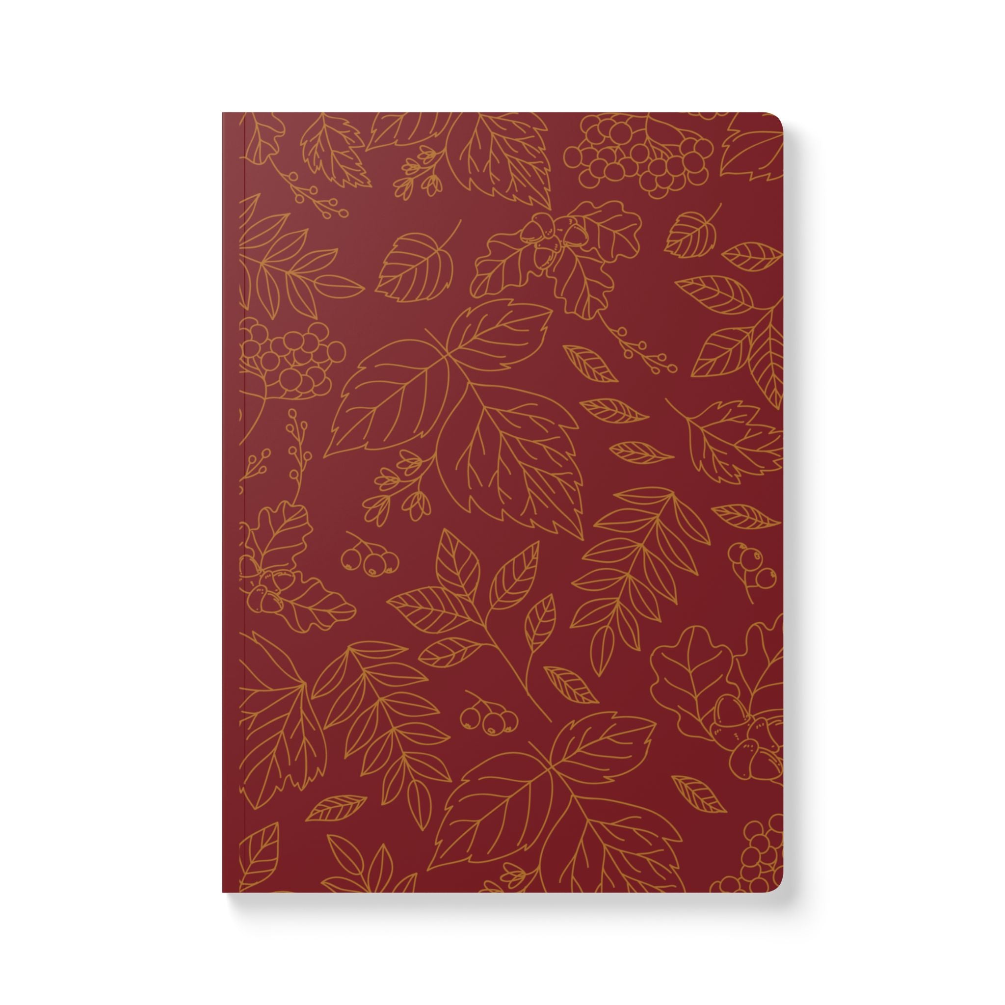 Golden Leaves Softcover Journal