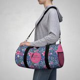 Branded Logo Duffel Bag-Pink
