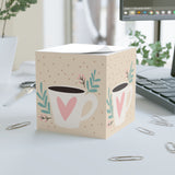 Coffee Chic Note Cube