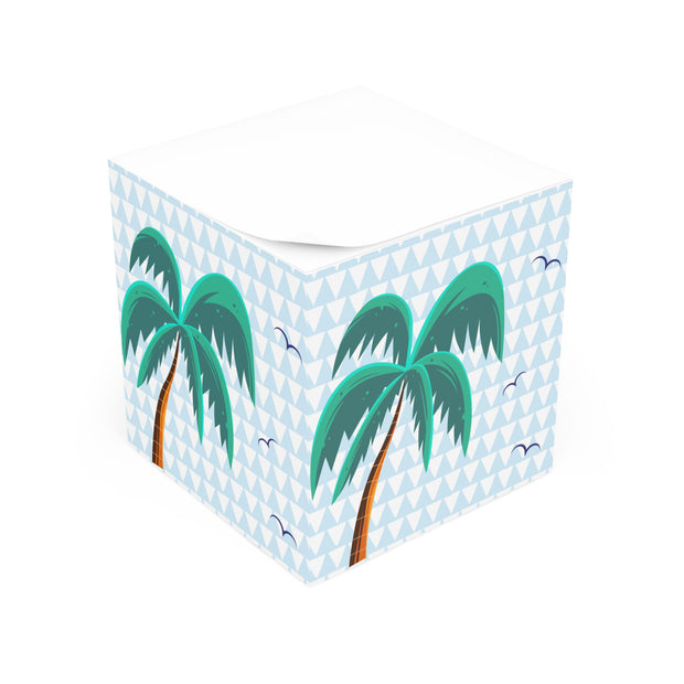 Playful Palms Note Cube