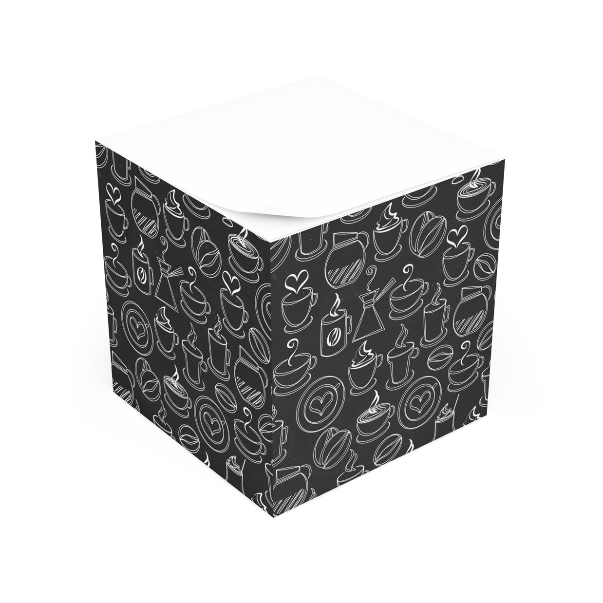 Caffeine Doodles Note Cube