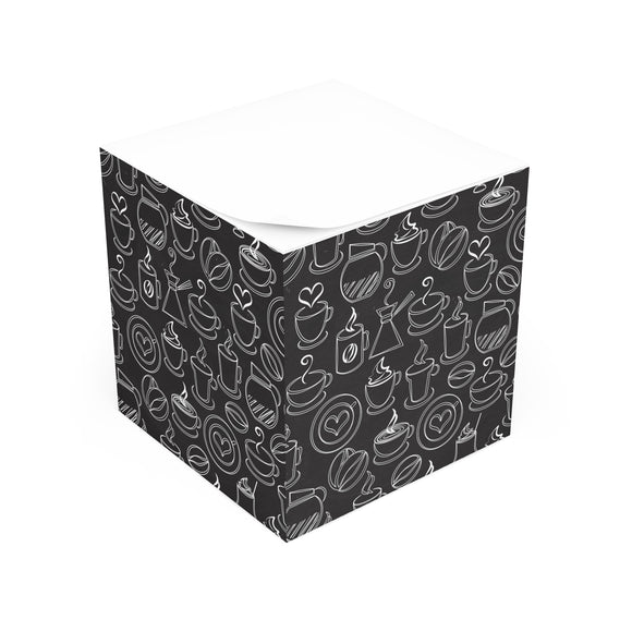 Caffeine Doodles Note Cube