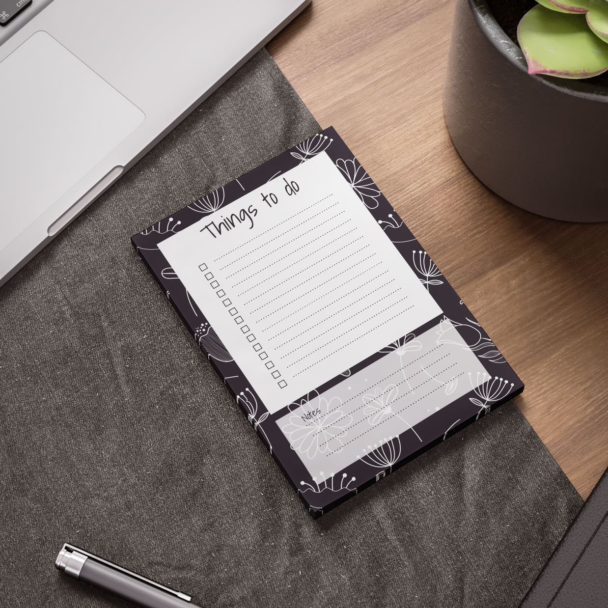 Midnight Bloom To-Do List Post-it® Notes