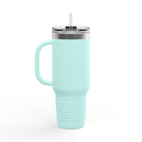 Spooky Teacher 40oz Travel Mug with Handle