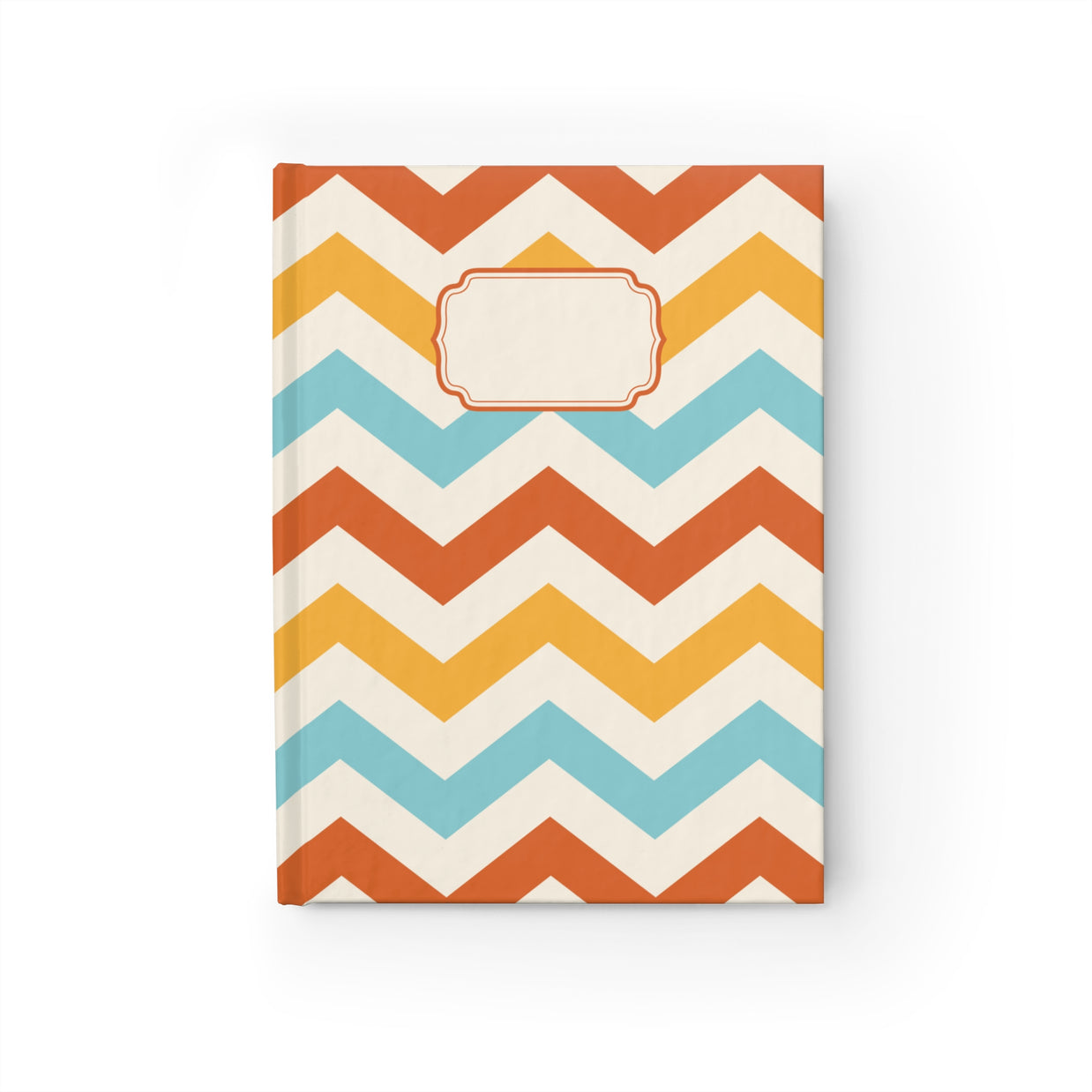 Fall Chevron Hard Cover Journal