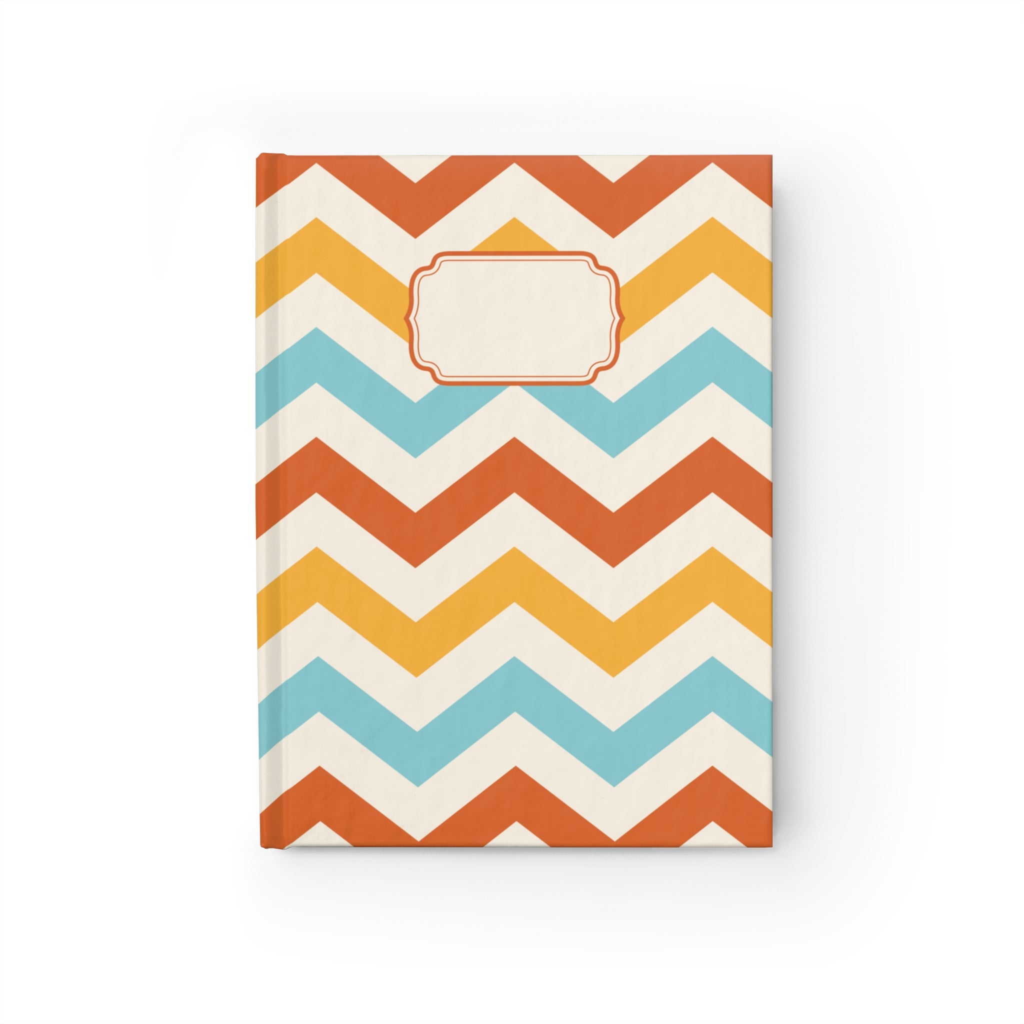Fall Chevron Hard Cover Journal