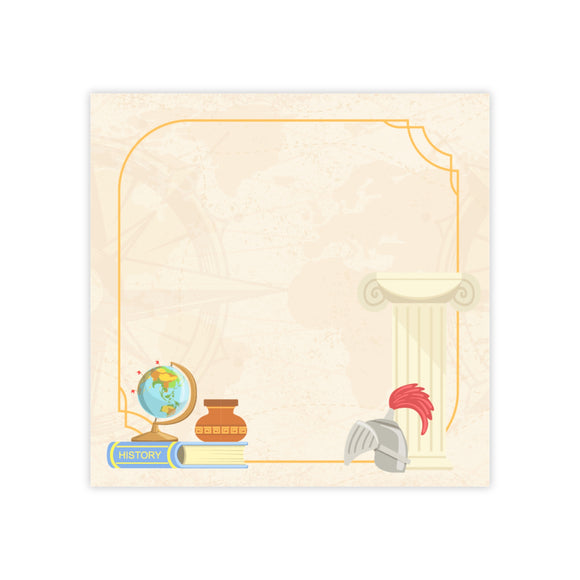 History Class Post-it® Note Pads