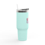 Spooky Teacher 40oz Travel Mug with Handle