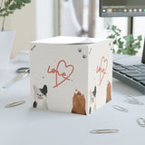 Love is Ruff Note Cube