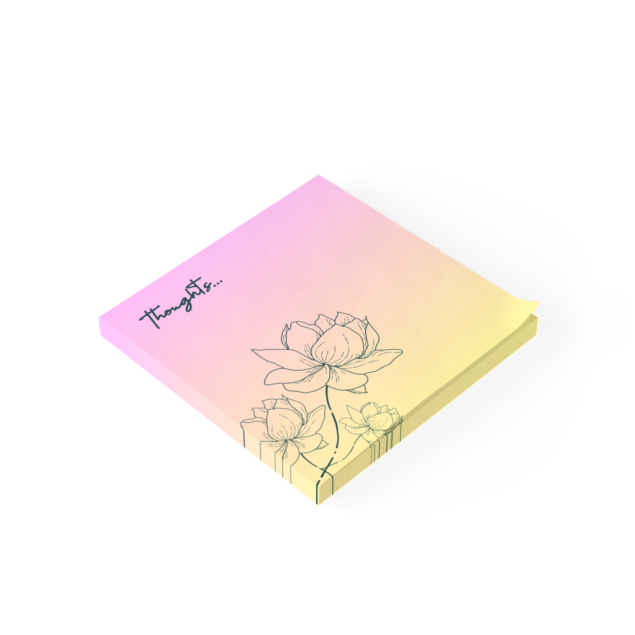 Floral Sunset Post-it® Note Pad