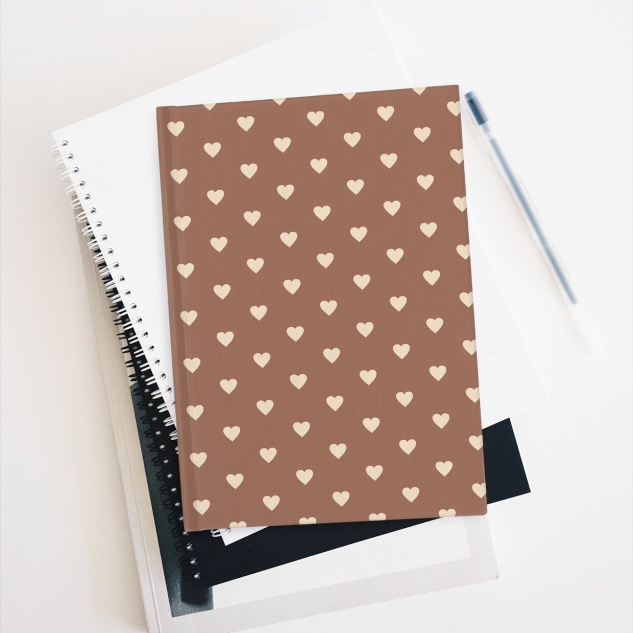 Autumn Hearts Hardcover Journal