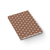 Autumn Hearts Hardcover Journal- Ruled