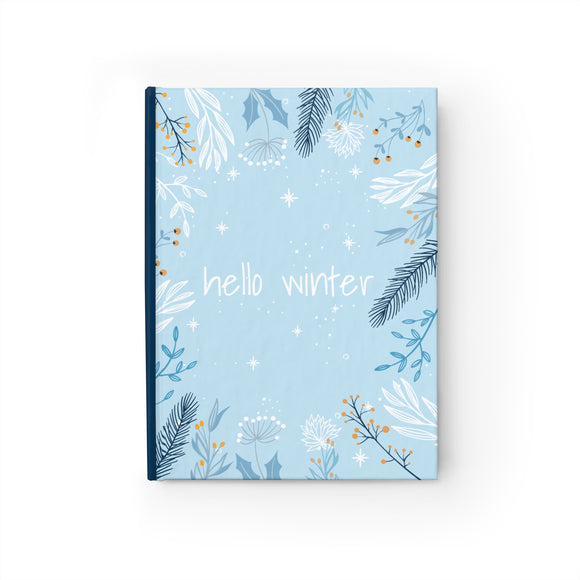 Icy Sprigs Hardcover Journal