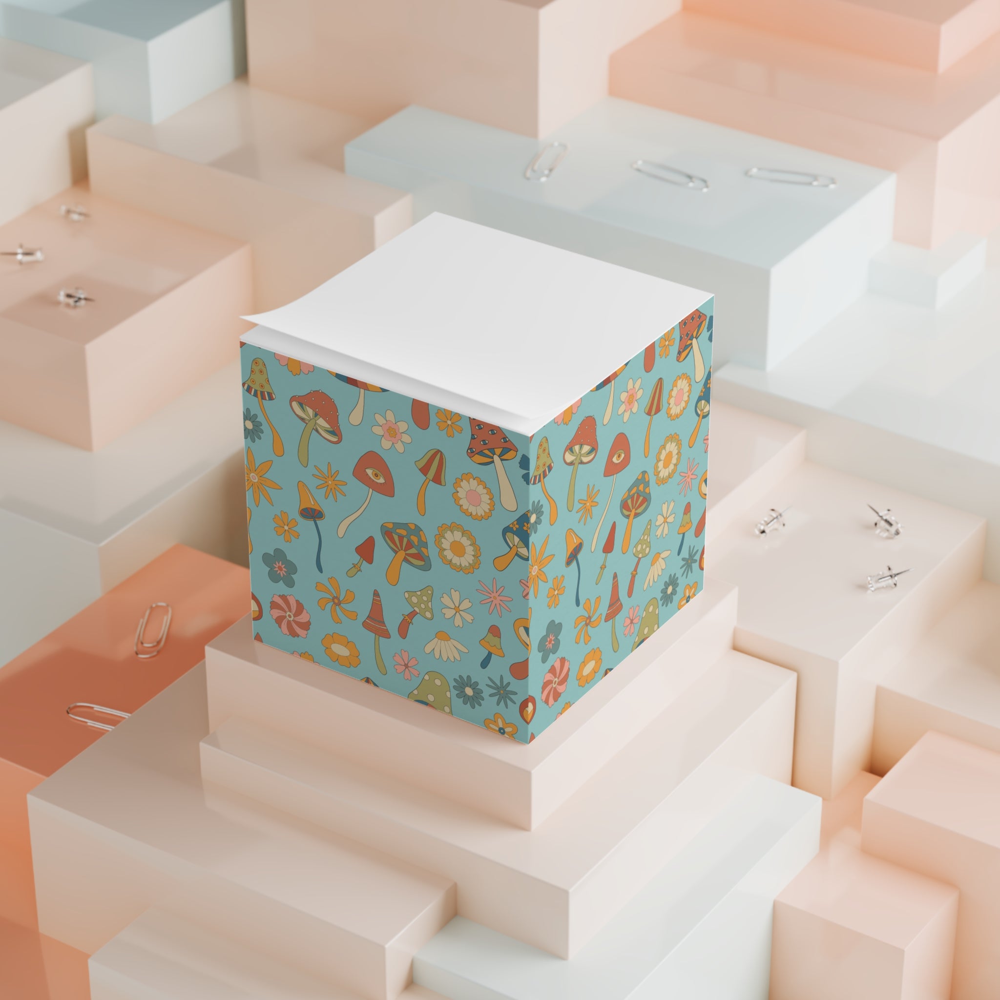 Mycelium Magic Note Cube