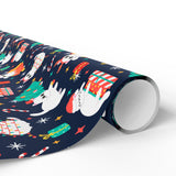 Christmas Tree Cats Wrapping Paper