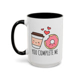 You Complete Me Mug – Coffee & Donut