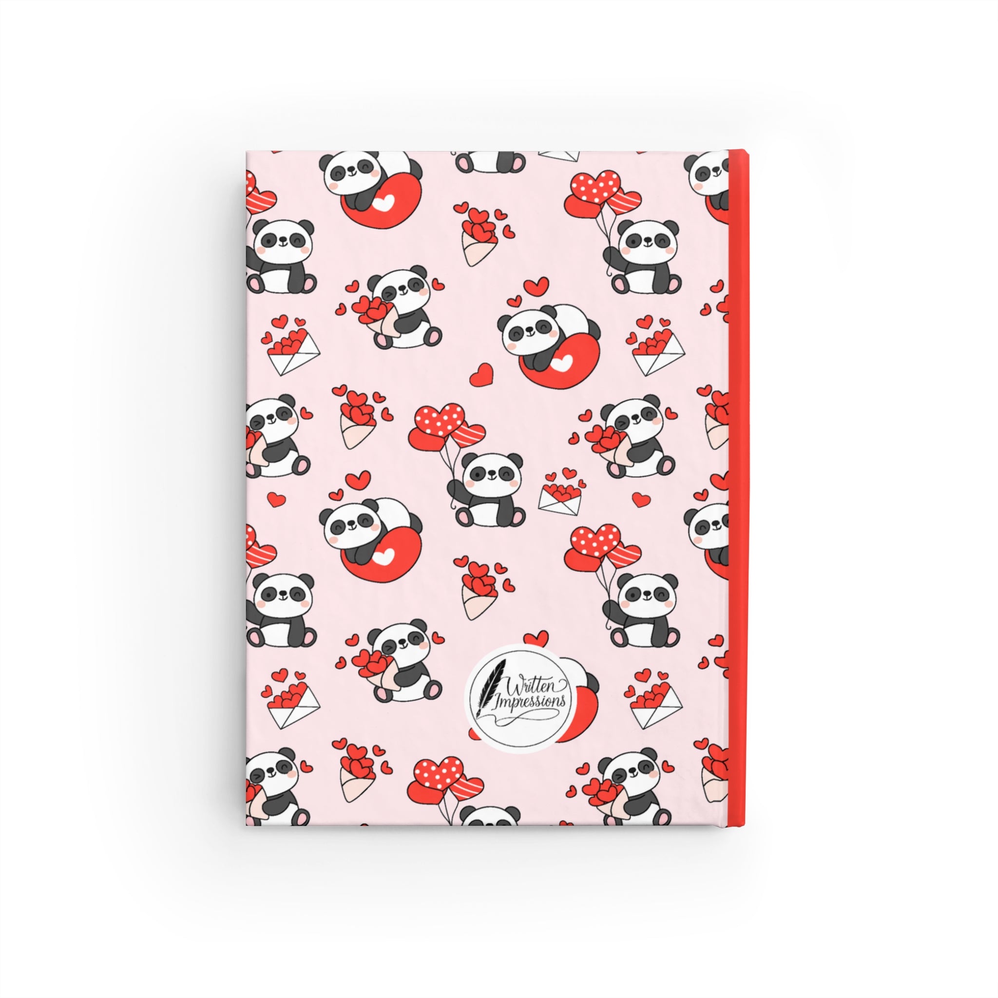 Panda Love Notes Hardcover Journal – Blank