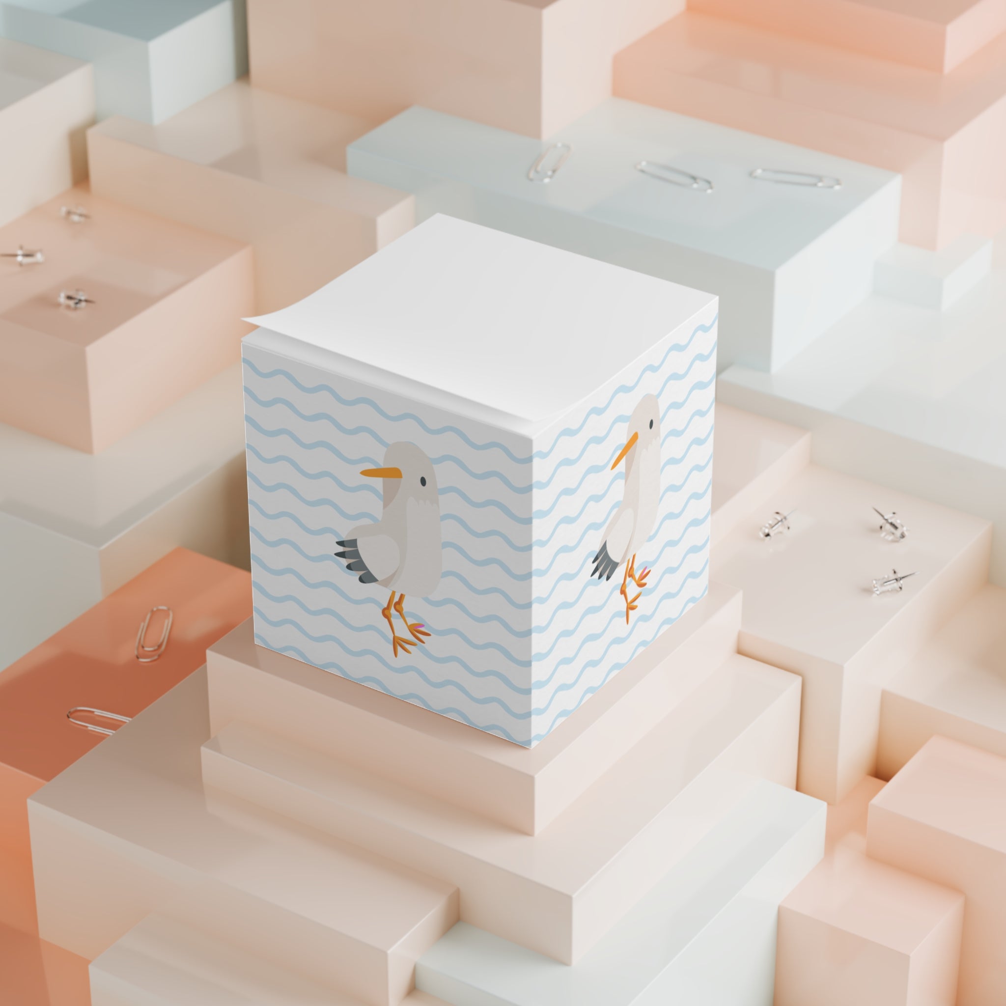 Seagull Shore Note Cube