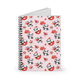 Panda Love Notes Spiral Notebook