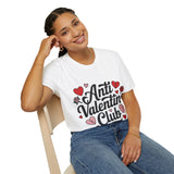 Anti-Valentine Club Graphic T-Shirt