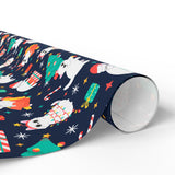 Christmas Tree Cats Wrapping Paper