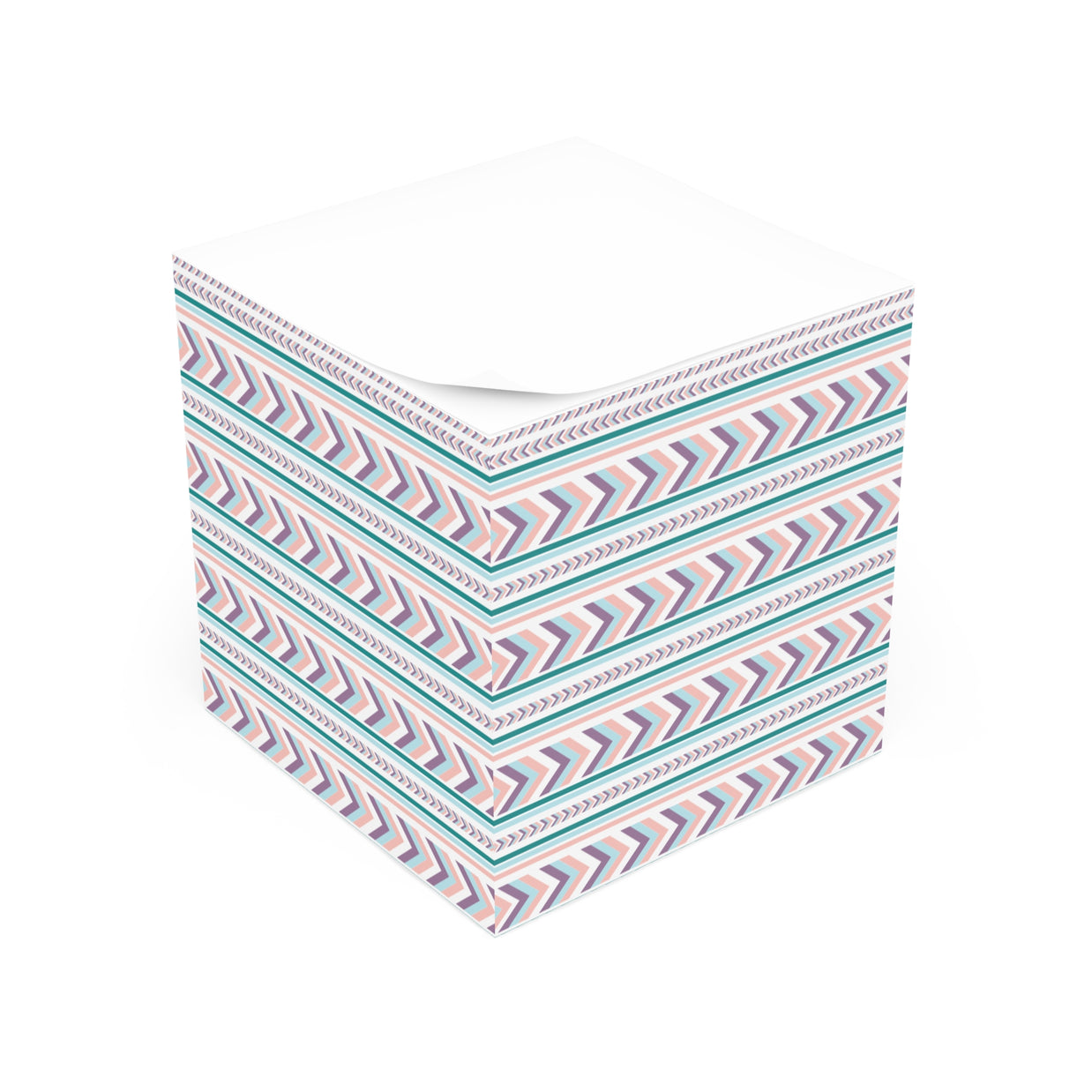 Pastel Paths Note Cube