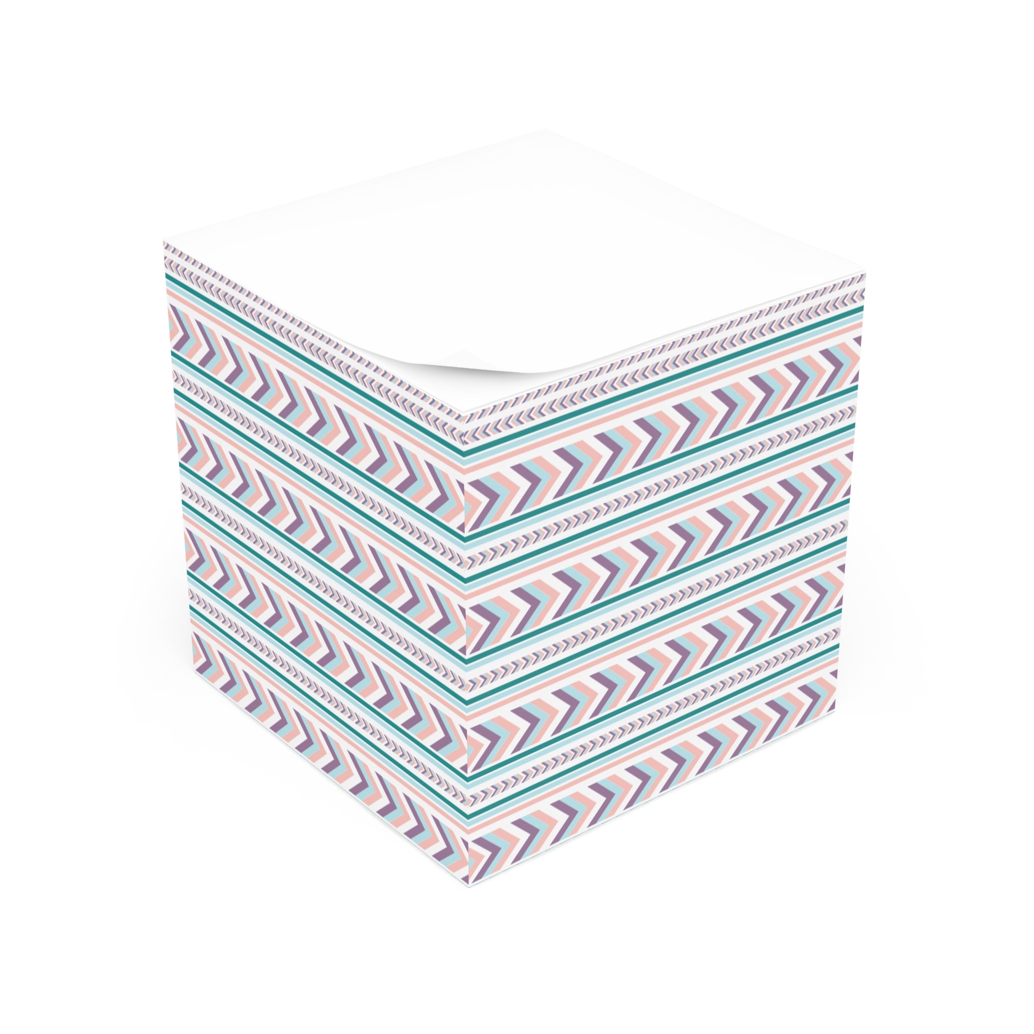 Pastel Paths Note Cube