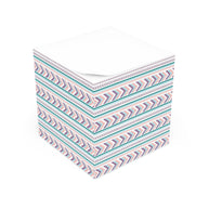 Pastel Paths Note Cube