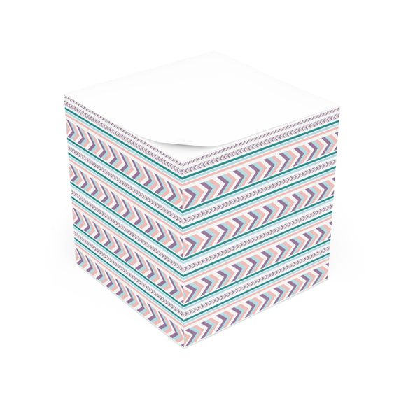 Pastel Paths Note Cube