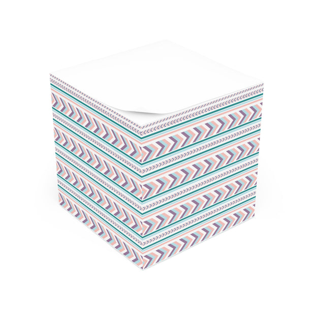 Pastel Paths Note Cube