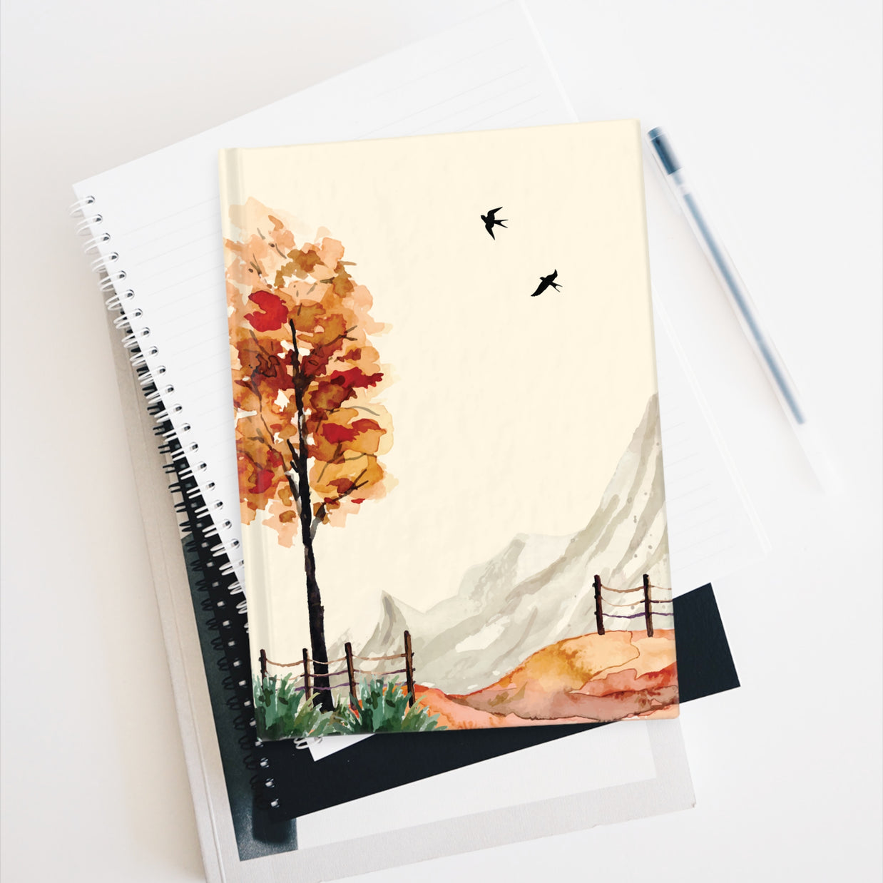Golden Path Hardcover Journal